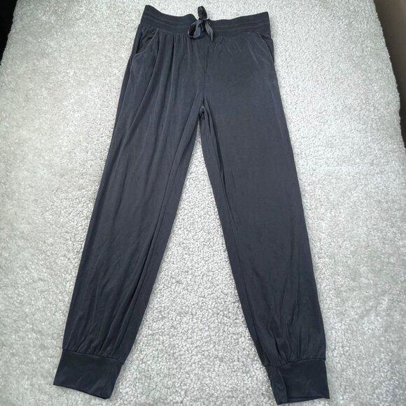 Victoria's Secret Ribbed Pajama Jogger Pants Charcoal Gray - Picture 2 of 10
